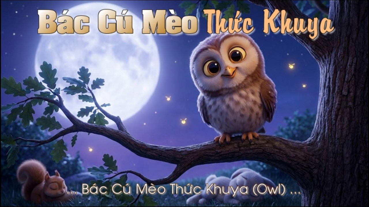 Bác Cú Mèo Thức Khuya (Owl) | Nhạc Thiếu Nhi Vui