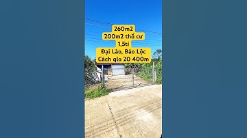 260m2, sẵn 200m2 thổ cư, cách qlo 20 400m, Đại Lào, Bảo Lộc-zl: o349663521 #datbaoloc #batdongsan