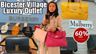 Bicester Village Luxury Outlet Shopping Huge Sale Jimmy Choo Burberry Mulberry Furla Jo Malone YSL