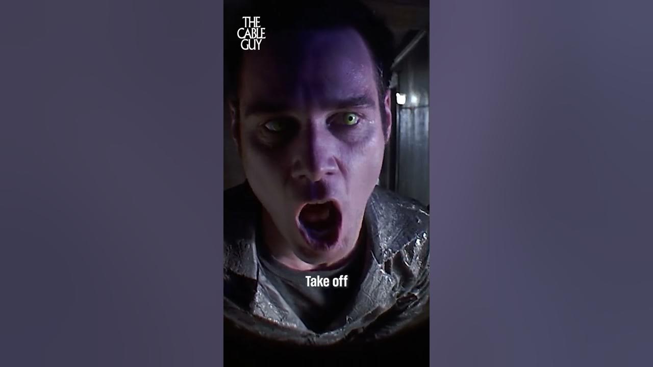 The Cable Guy: Scary Hallway Scene (Jim Carrey #movie #shorts #4k)