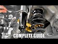 How to Setup Adjustable Coilovers &amp; Control Arms // MacPherson &amp; Divorced