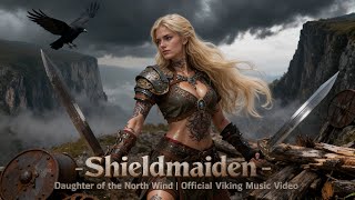 Shieldmaiden – Daughter of the North Wind | Epic Viking Synth Rock Anthem (Official Video)