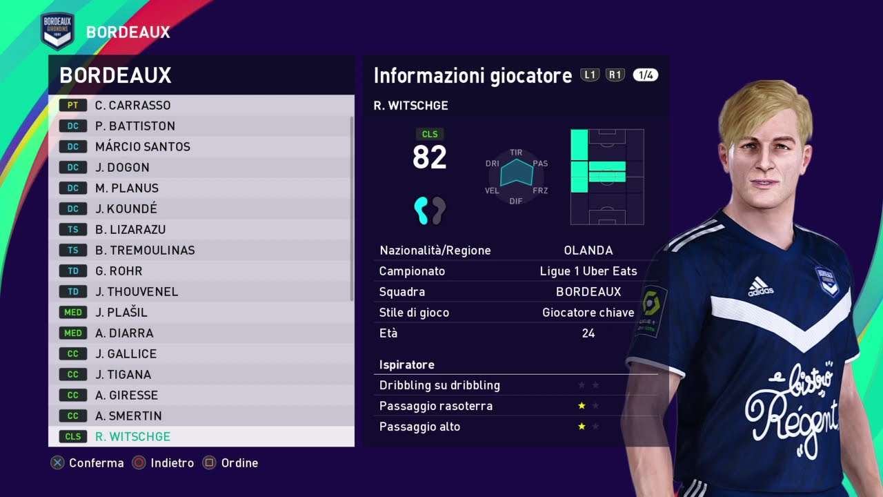 eFootball PES 2021- GIRONDINS BORDEAUX CLASSIC - MASTER LEAGUE PROJECT BY THE DEX - LIGUE 1