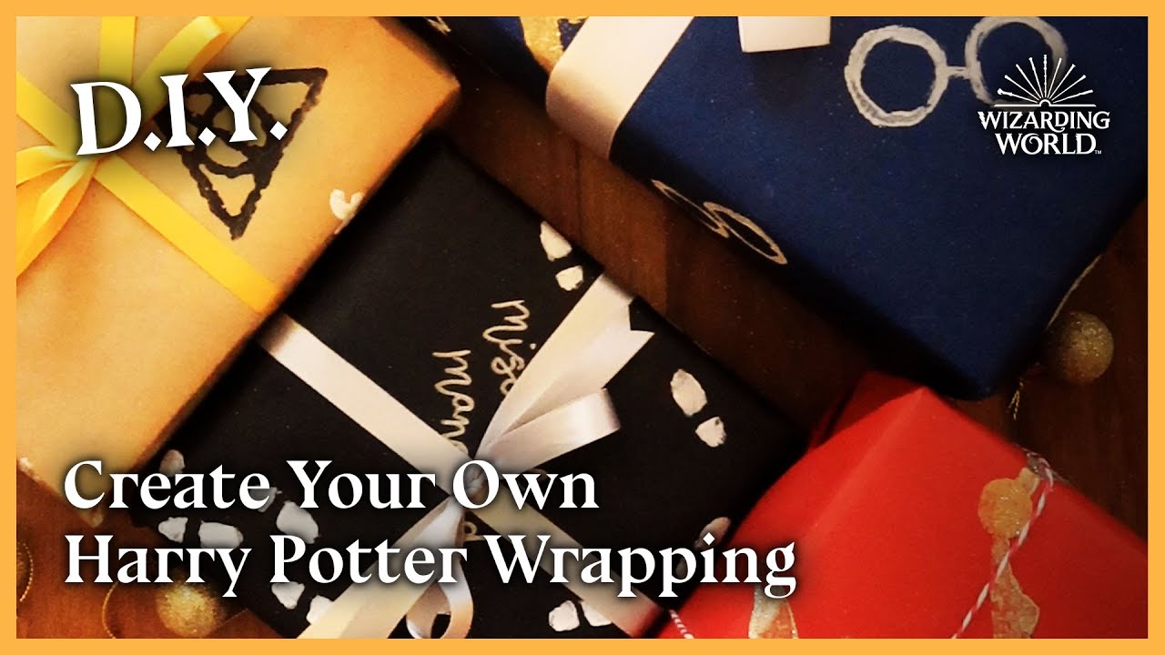 Christmas Harry Potter Inspired Wizarding World Wrapping Paper