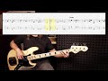 Nazareth - Love Hurts (bass cover with tabs in video)