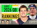 The Late-Round Fantasy Football Show: 2026 Way-Too-Early Quarterback Rankings