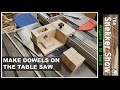 Adjustable dowel making jig for the table saw (part 1)