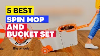 Top 5 Best Spin Mop and Bucket with Wringer Set | Bucket with Wringer Set, Self-Cleaning Mops