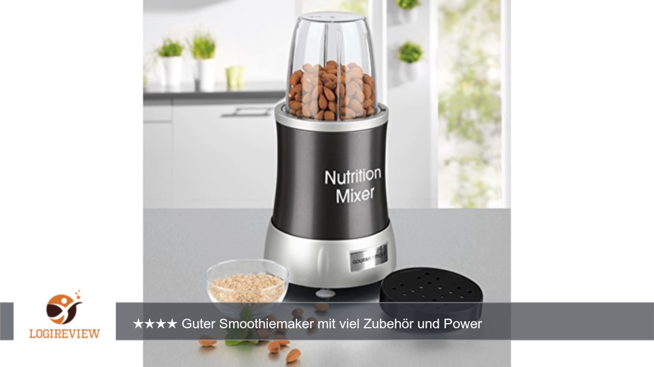 GOURMETmaxx 04201 Nutrition Mixer Deluxe 11teilig ( 1000W Extra Power