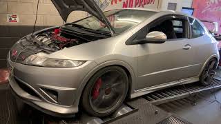 Dyno Pulls Collection 1 = Modified Honda Civic Fn2 Type R