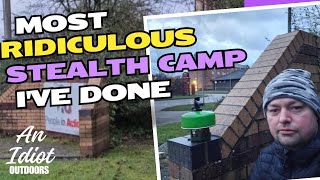 Most ridiculous stealth camp I've done so far 03.02.24