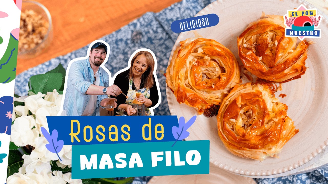 Rosas de Masa Filo con Quesos Rossi® | Cocinando al estilo de Mariuxi | El Pan Nuestro