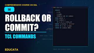 50. COMMIT, ROLLBACK & SAVEPOINT