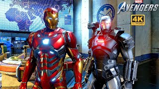 Iron Man and War Machine Team Up - Marvel's Avengers Game