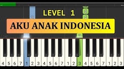 nada piano aku anak indonesia - tutorial piano grade 1 - lagu anak anak indonesia - not pianika  - Durasi: 1:03. 