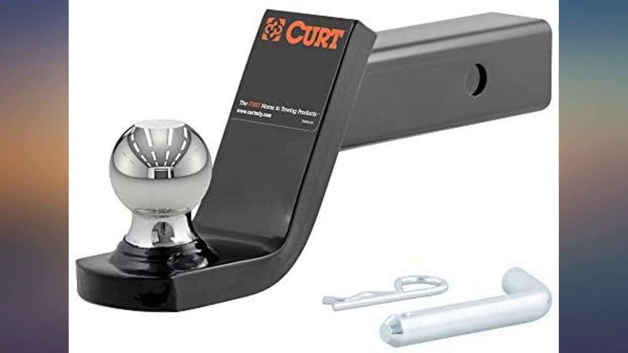 CURT 45154 Fusion Trailer Hitch Mount with 2Inch Ball & Pin, Fits 2In