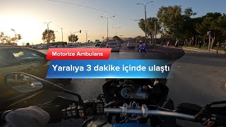 112 Motorize Ambulans Vakaya Gidiş