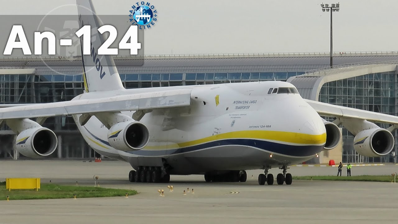 Spotting in Lviv | Take-off Antonov An-124-100 (Antonov Design Bureau) + Airbus A321neo