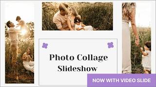 Free Photo Collage Slideshow Theme - Now with Video