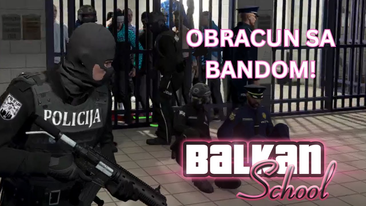 OBRACUN SA BANDOM! *policija dominira gradom* - BALKAN SCHOOL RP!