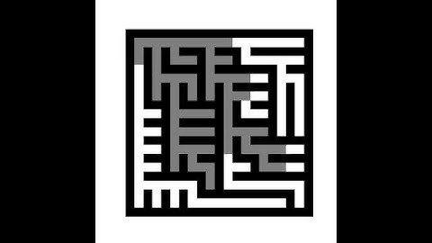 Binary Tree Maze Solved with A* (Euclidean Distance)