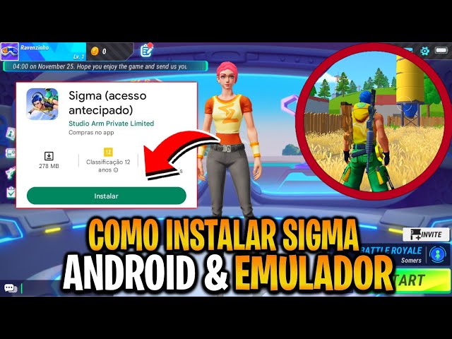 Como fazer download de Sigma? Battle Royale é removido da Play Store