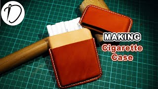 Leather Craft DIY - Making a Leather Cigarette Case DIY