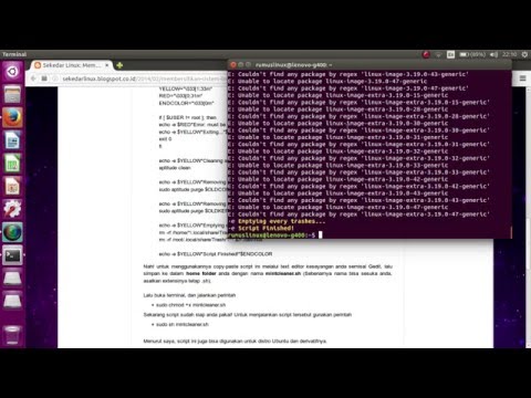 Video: Cara Memadam Fail Di Ubuntu