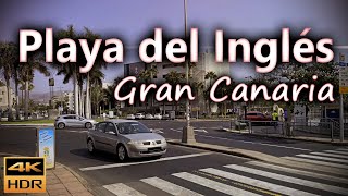 Streets of Playa del Inglés / Gran Canaria, Spain / 4K HDR