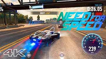 NEED FOR SPEED NO LIMITS... 4K 60FPS HDR..... Lamborghini Aventador... Mobile Gameplay