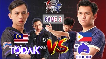 ECHO PH VS TODAK GAME 3 | MSC 2023 KNOCKOUT STAGE DAY 2