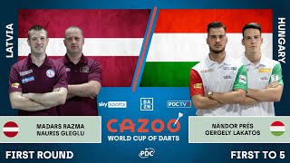 PDC World Cup of Darts 2022 06 17 - Latvia vs Hungary - HUN