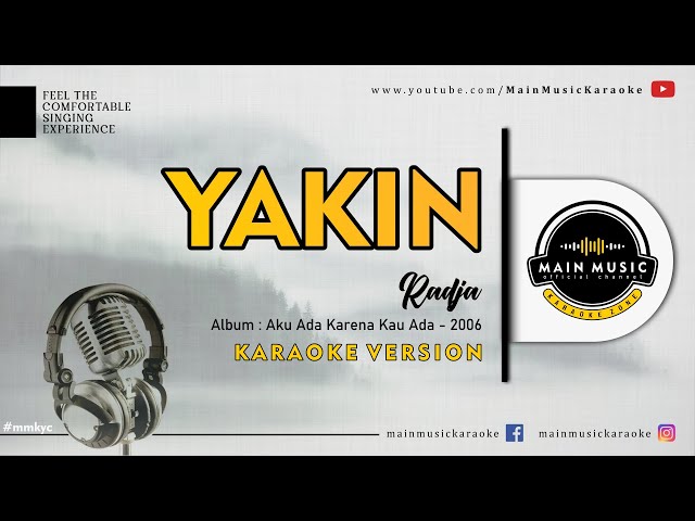 RADJA - YAKIN (Karaoke) class=