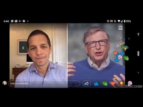 LinkedIn Editors Live: Bill Gates on COVID-19 on April 8, 2020