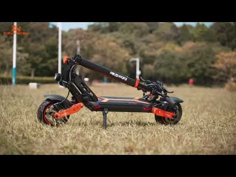 Электросамокат с сиденьем Kugoo Kirin G2 MAX 2026 1000W 48V 20Ah | До 80 км | До 120 кг | 10" | Черный, видео 3