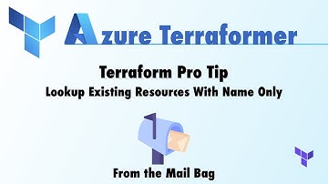 Terraform Pro Tip: Lookup Existing Resources With Name Only