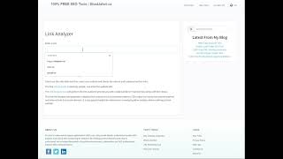 Internal Link Analyzer Tool - How To Use SEO