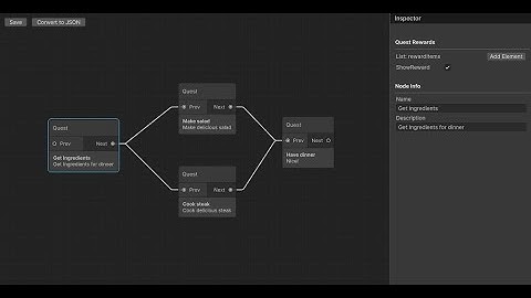 Unity - Custom Quest Graph Editor (GraphView & UI Toolkit)