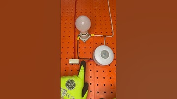 How to connect a motion sensor #electricity #electricians #tutorial #wiring