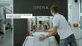 OPERA: the new automatic packaging line for Ecommerce and Logistics