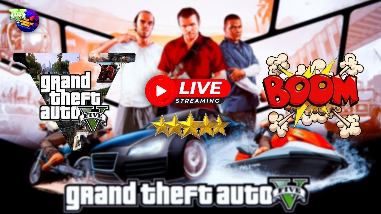 GTA 5 LIVE 🔴| High-Speed Chase & Police Escape | 