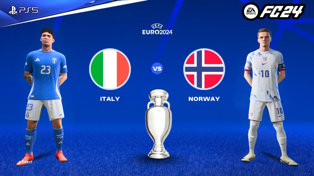 Norway vs Italy | International Match | Haaland & Zaccagni Goals | Full Match Highlights 