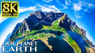 Our Planet Earth in 8K ULTRA HD - Tour Through the Planet Earth Wonderful With Relaxing Music