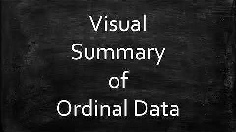 Visual Summary of Ordinal Data
