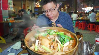 A big pot for 58 yuan! The sirloin and offal side dishes are all included. Satisfaction!