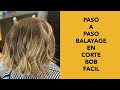 Como Pintar Cabello en Bob Balayage