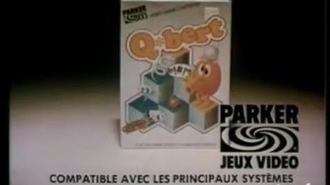 French Q Bert | Atari / Intellivision / C64 / IBM PC | Vintage Commercial