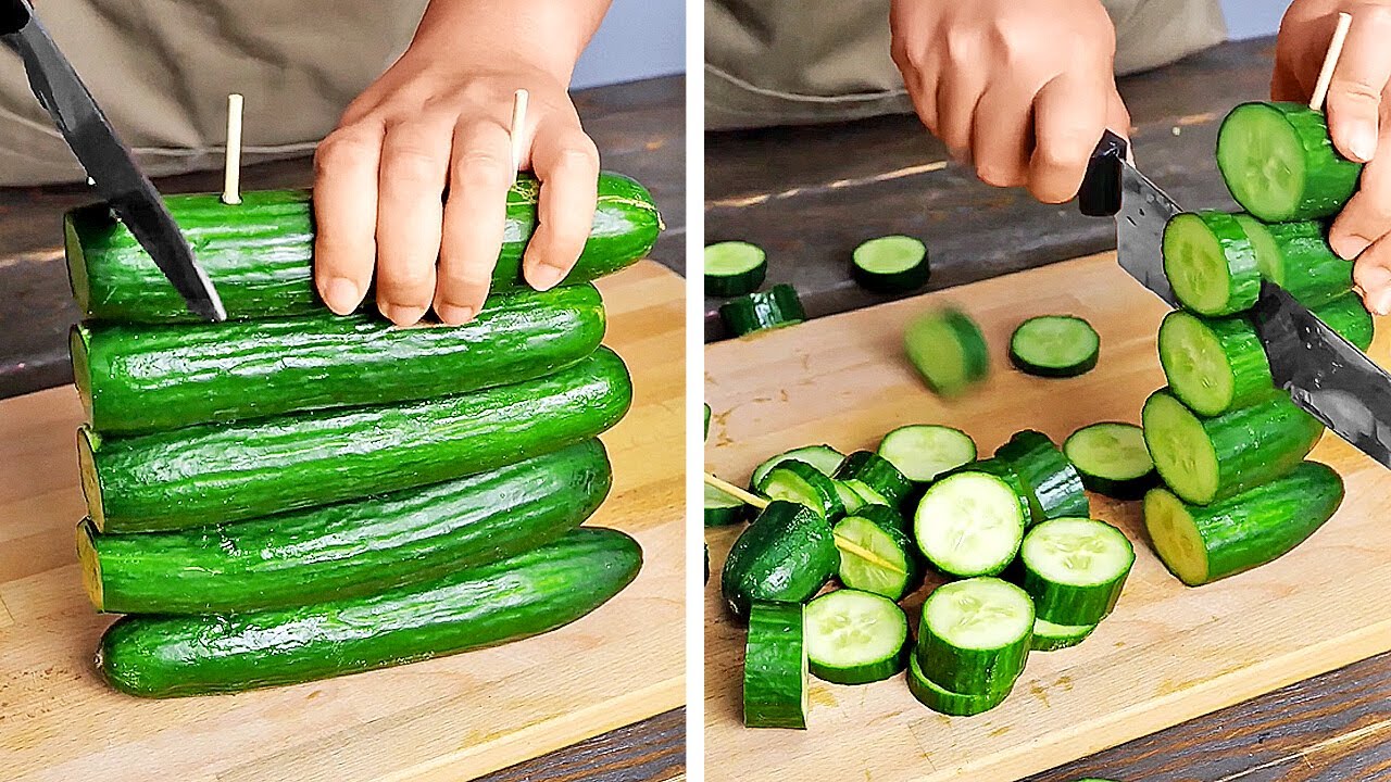 Fast And Creative Ways To Peel And Slice Veggies And Fruits