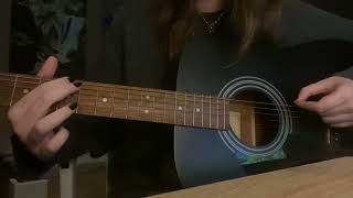Video thumbnail of "first love / late spring - mitski (guitar cover)"