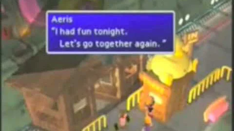 Interrupted By Fireworks HQ (Cloud and Aeris / Aerith go on a date)